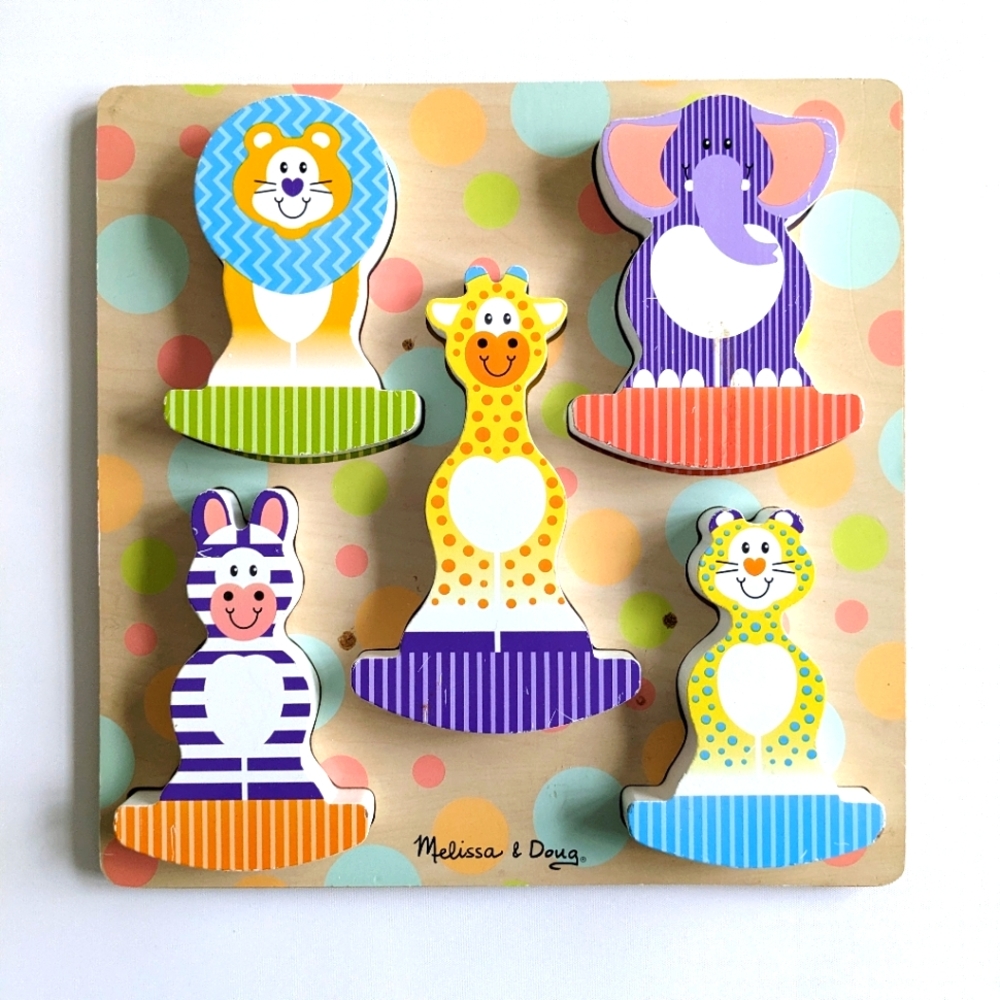 Melissa & Doug Safari Chunky Puzzle